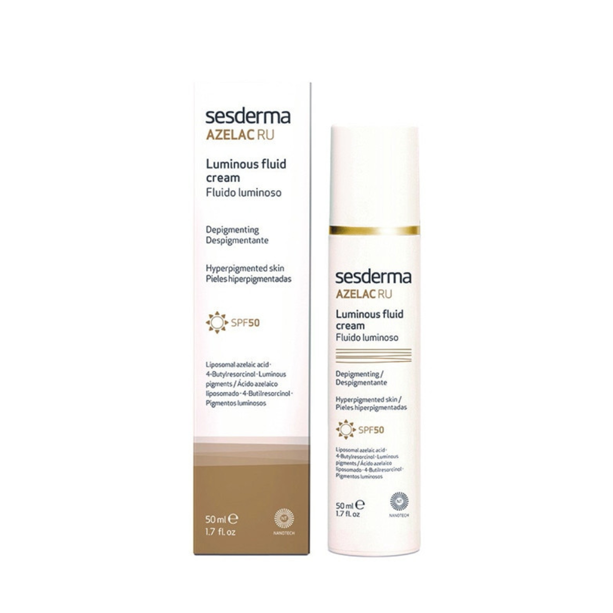 Sesderma - Azelac RU Fluido Luminoso SPF50 – 50 ml.