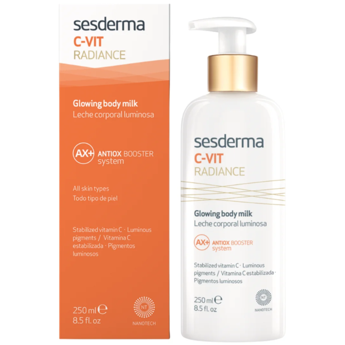 Sesderma – C-VIT Radiance Leche Corporal Luminosa – 250 ml.