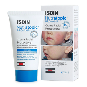 Isdin - Nutratopic Pro-amp Crema facial para piel atópica infantil – 50 ml.