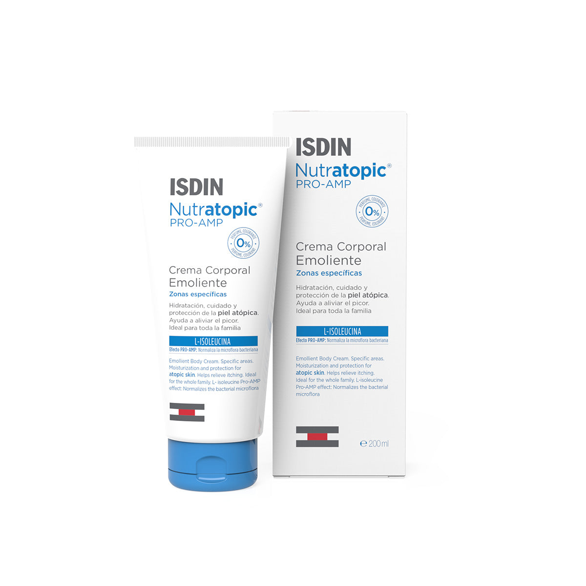 Isdin - Nutratopic Pro-AMP Crema emoliente Piel atópica – 200 ml.