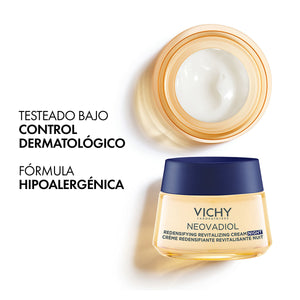 Vichy - Neovadiol, Crema De Noche Peri Menopausia Con Efecto Refrescante - 50 ml.