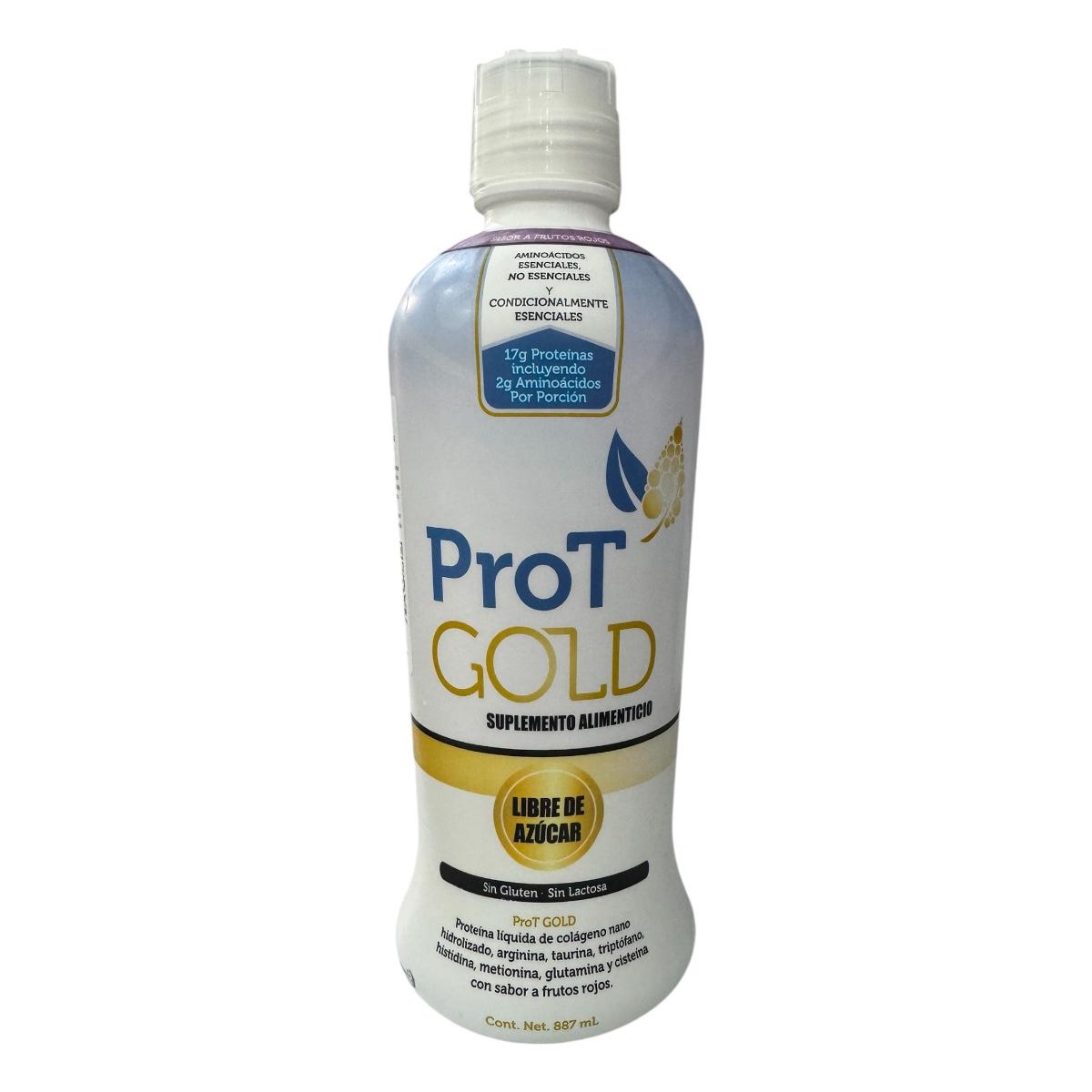 Prot Gold Suplemento Alimenticio (Sabor a Frutos Rojos) – 887 ml.