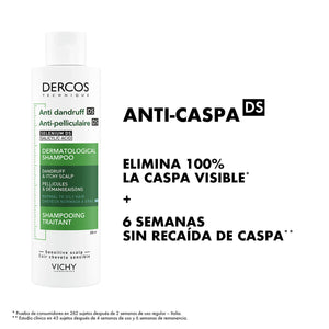 Vichy - Dercos Shampoo Anti-Caspa Grasa – 200 ml.