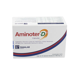 Panalab – Aminoter D 30 Cápsulas – 1980 mg c/u.