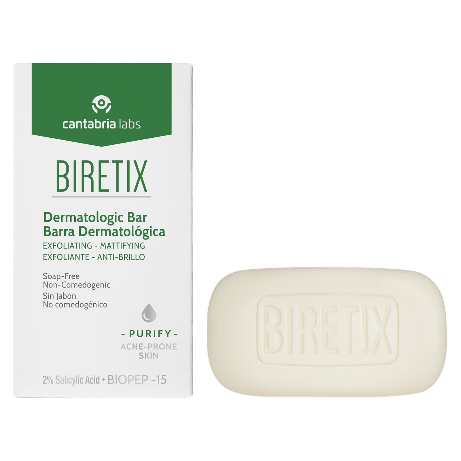 Cantabria Labs - Biretix Barra Dermatológica – 80 g.