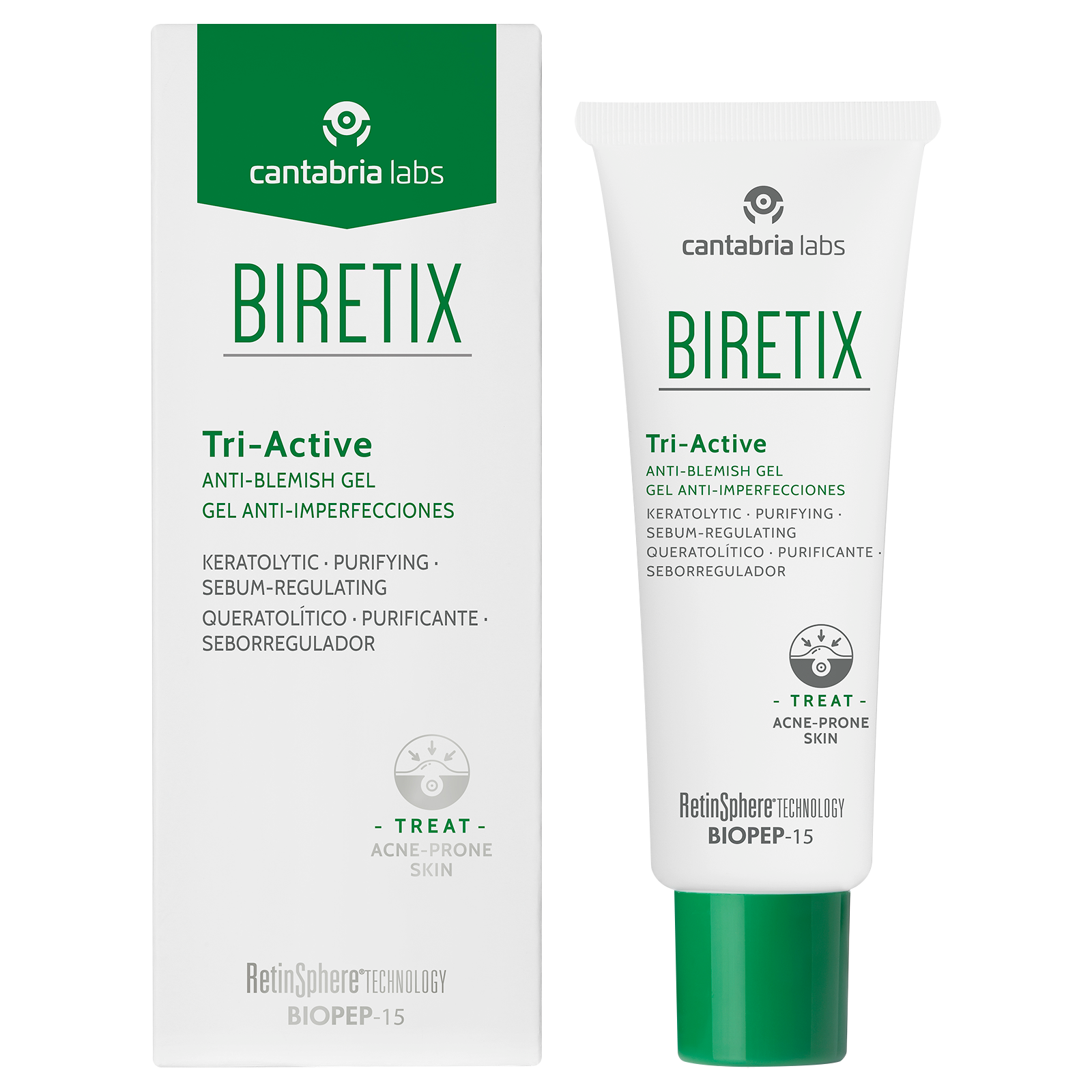 Cantabria labs - Biretix Tri Active Gel – 50 ml.