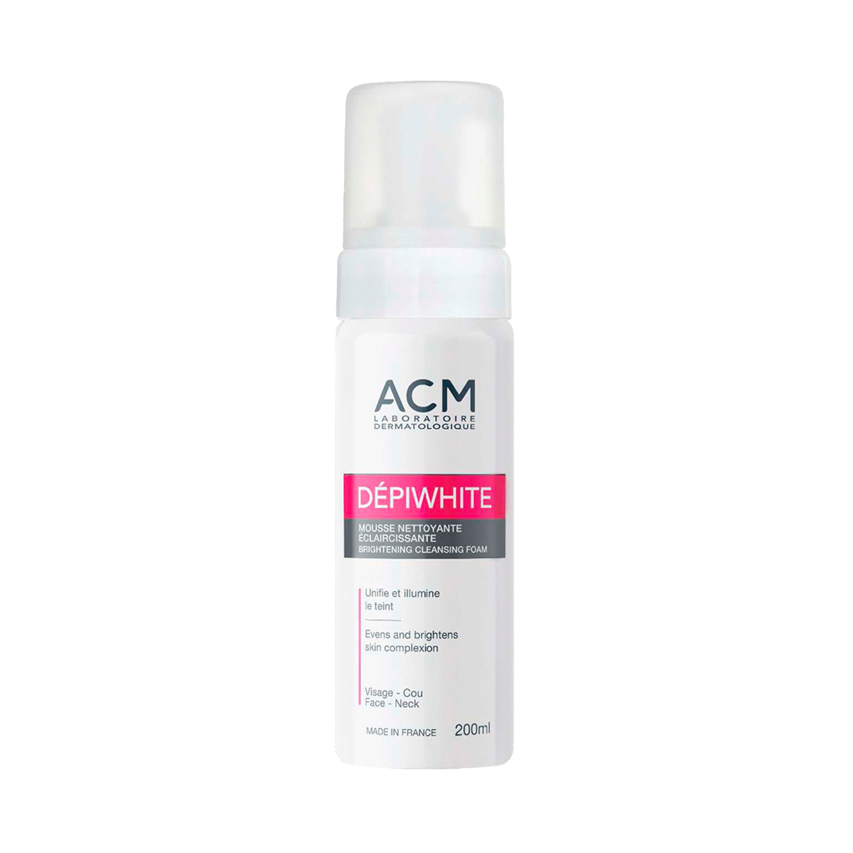 ACM – Dépiwhite Espuma limpiadora iluminadora – 200 ml.
