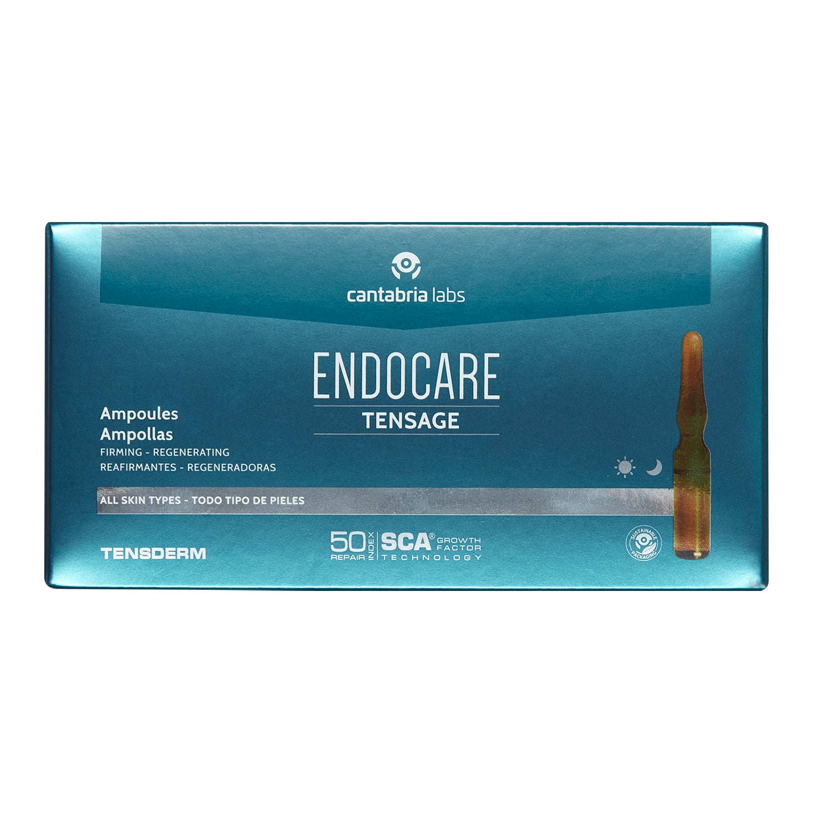 Cantabria labs - Endocare Tensage - 10 Ampolletas de 2 ml c/u.