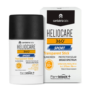 Cantabria Labs - Heliocare 360º Sport Transparent Stick SPF 50+ - 25 g.