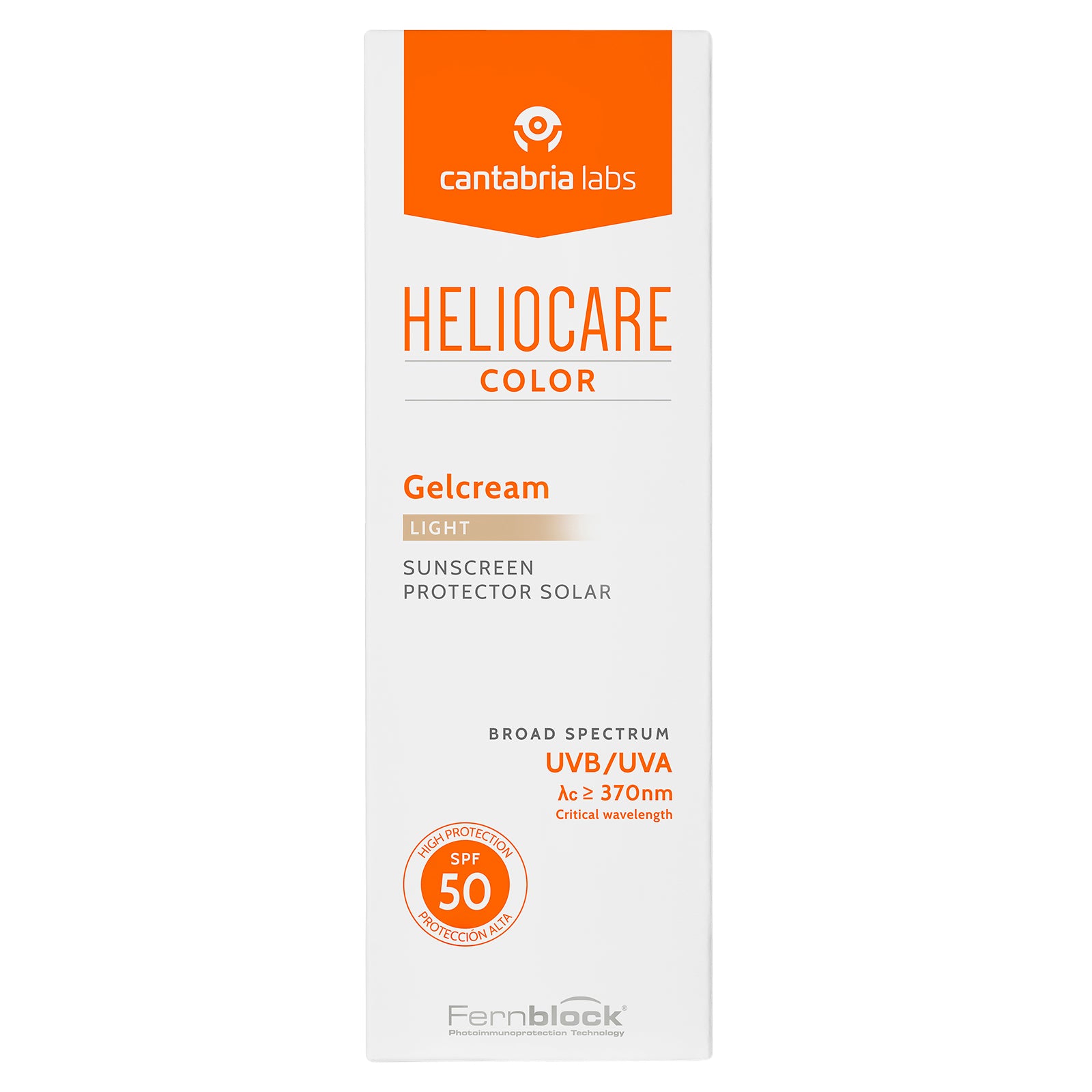 Cantabria Labs - Heliocare Color Light Gelcream SPF 50 – 50 ml.