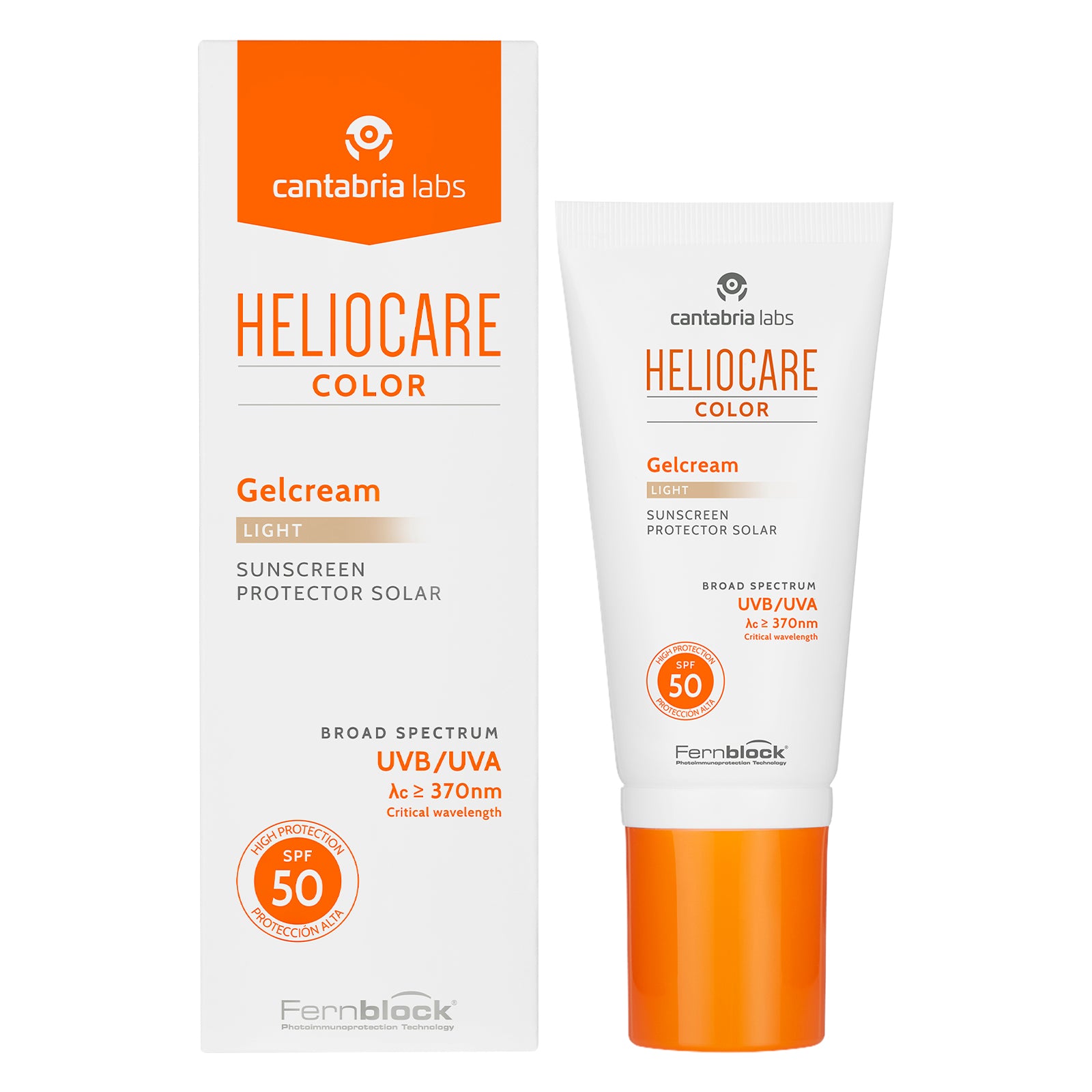 Cantabria Labs - Heliocare Color Light Gelcream SPF 50 – 50 ml.