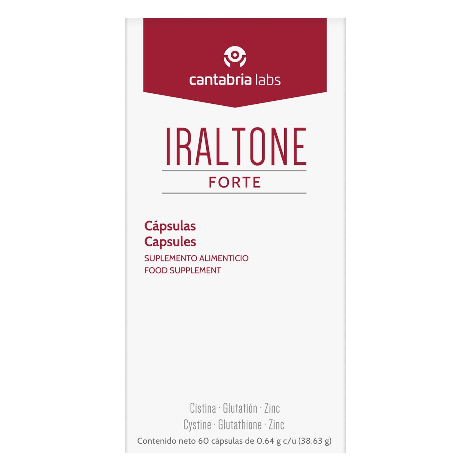 Cantabria Labs - Iraltone Forte Suplemento Alimenticio - 60 Cáps.