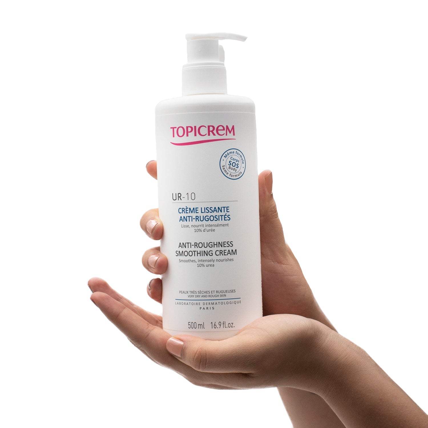 Topicrem - UR-10 Crema para la Piel Sensible Alisadora Antirrugosidades - 500 ml.