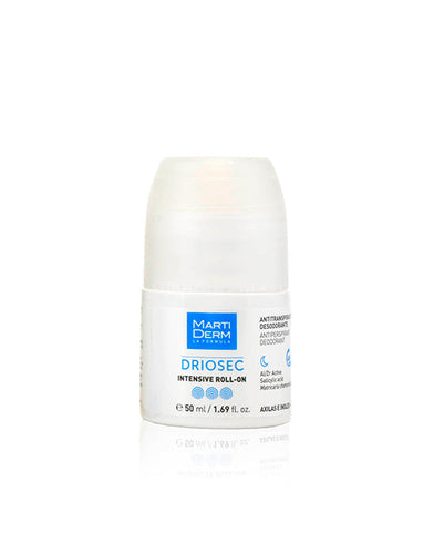Martiderm - Driosec Intensive Roll On - 50 ml - Desodorante Antitranspirante