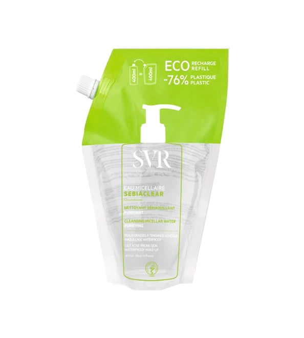 SVR - Sebiaclear Eau Micellaire Eco Refil – 400 ml.