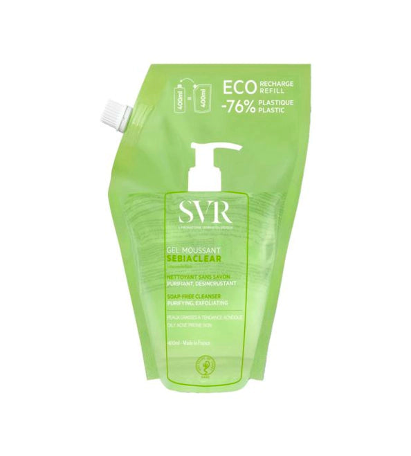 SVR - Sebiaclear Gel Moussant Eco-Refill – 400 ml.