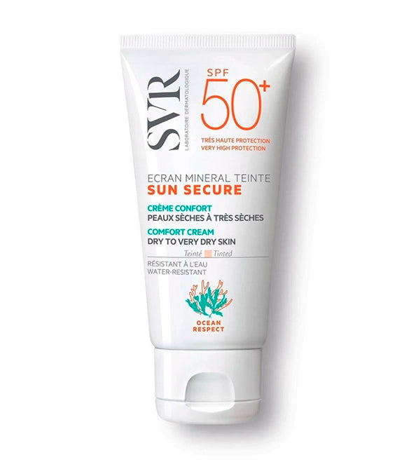 SVR - Sun Secure Ecran Mineral Teinté Pieles Secas a Muy Secas – 60 g.