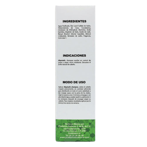 Euderma – Alquisalic Shampoo – 240 ml.