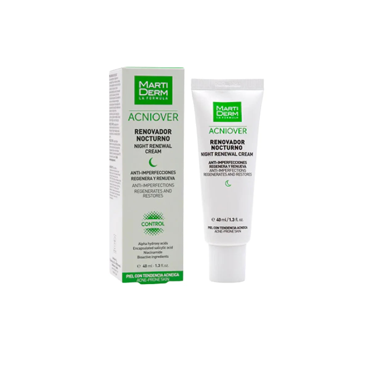 Martiderm - Acniover Renovador Nocturno - 40 ml.