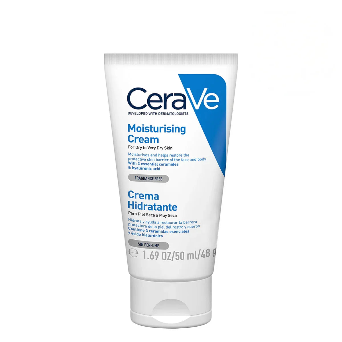 CeraVe - Crema Hidratante Facial Y Corporal – 50 ml.