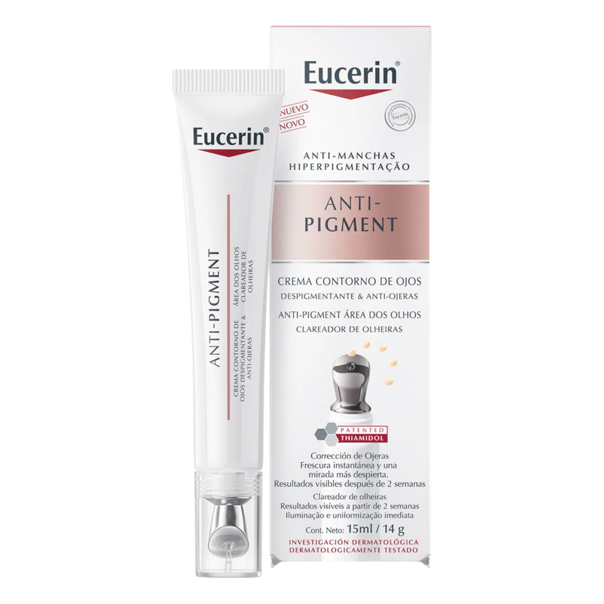 Eucerin - Anti-Pigment Crema Facial Anti-Ojeras – 15 mg.