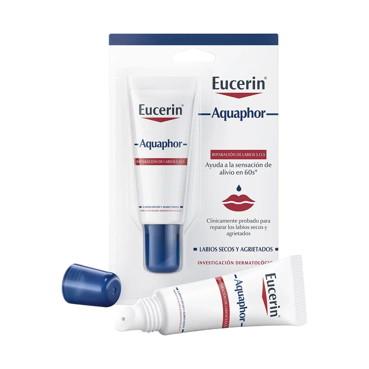 Eucerin - Aquaphor Reparador de Labios SOS – 10 ml.