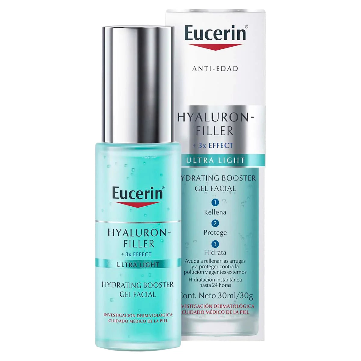 Eucerin - Hyaluron Filler + 3x Effect Ultra Light Hydrating Booster - 30 ml.