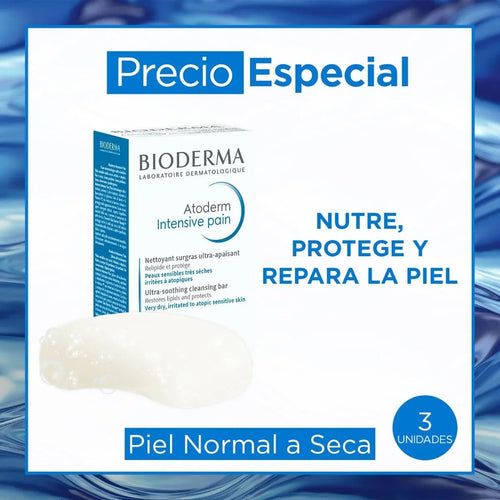 Bioderma – Atoderm Barra Anti-Bacterial 3 Pack