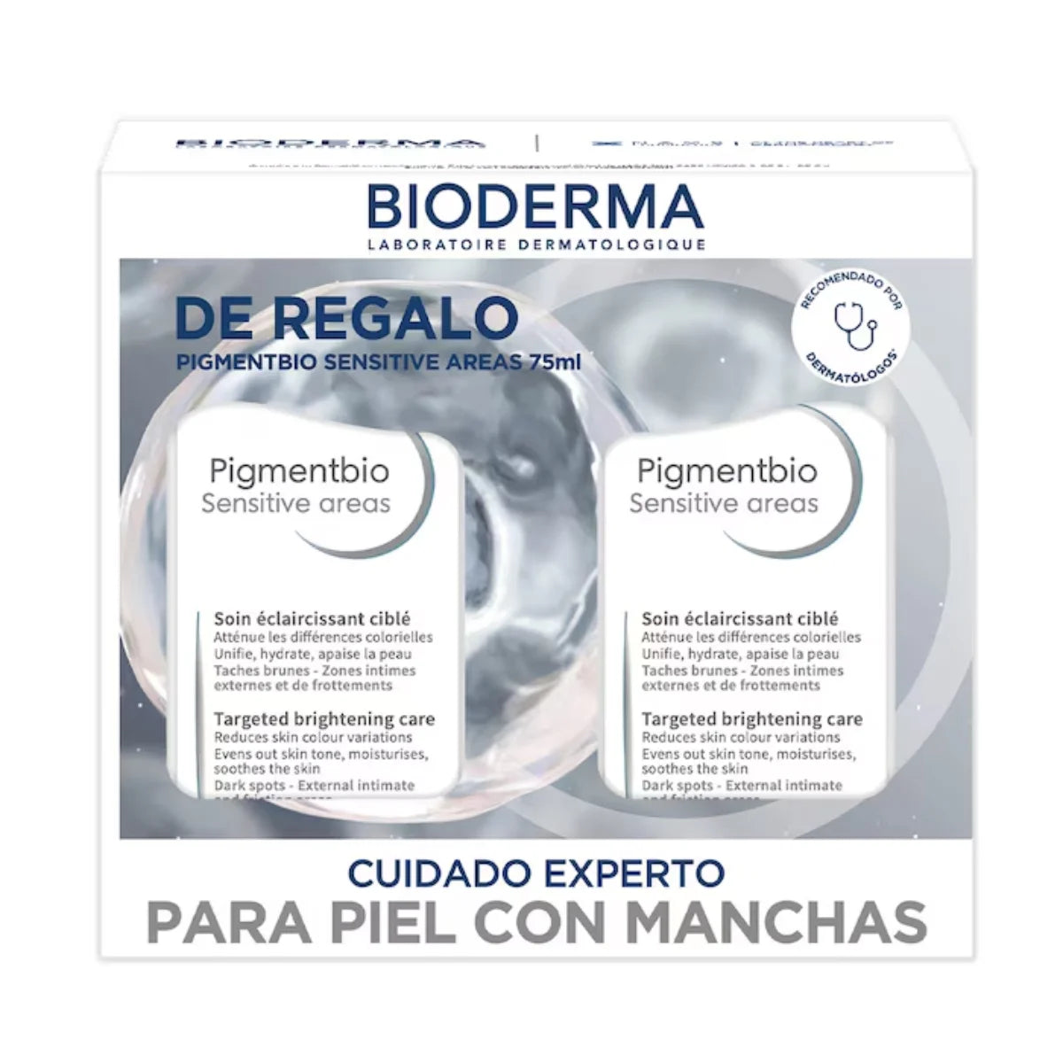 Bioderma – Pigmentbio Sensitive Areas 75 ml 2x1 Pack