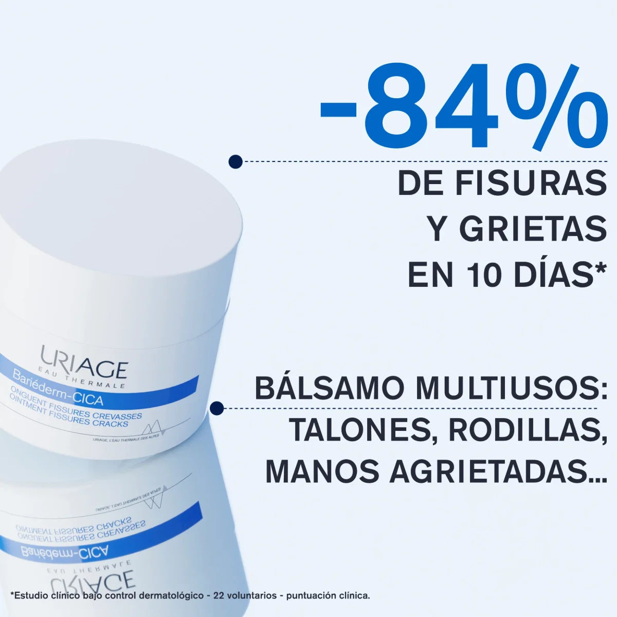 Uriage - Bariéderm-Cica Ungüento Reparador de Pies y Talones Agrietados – 40 g.