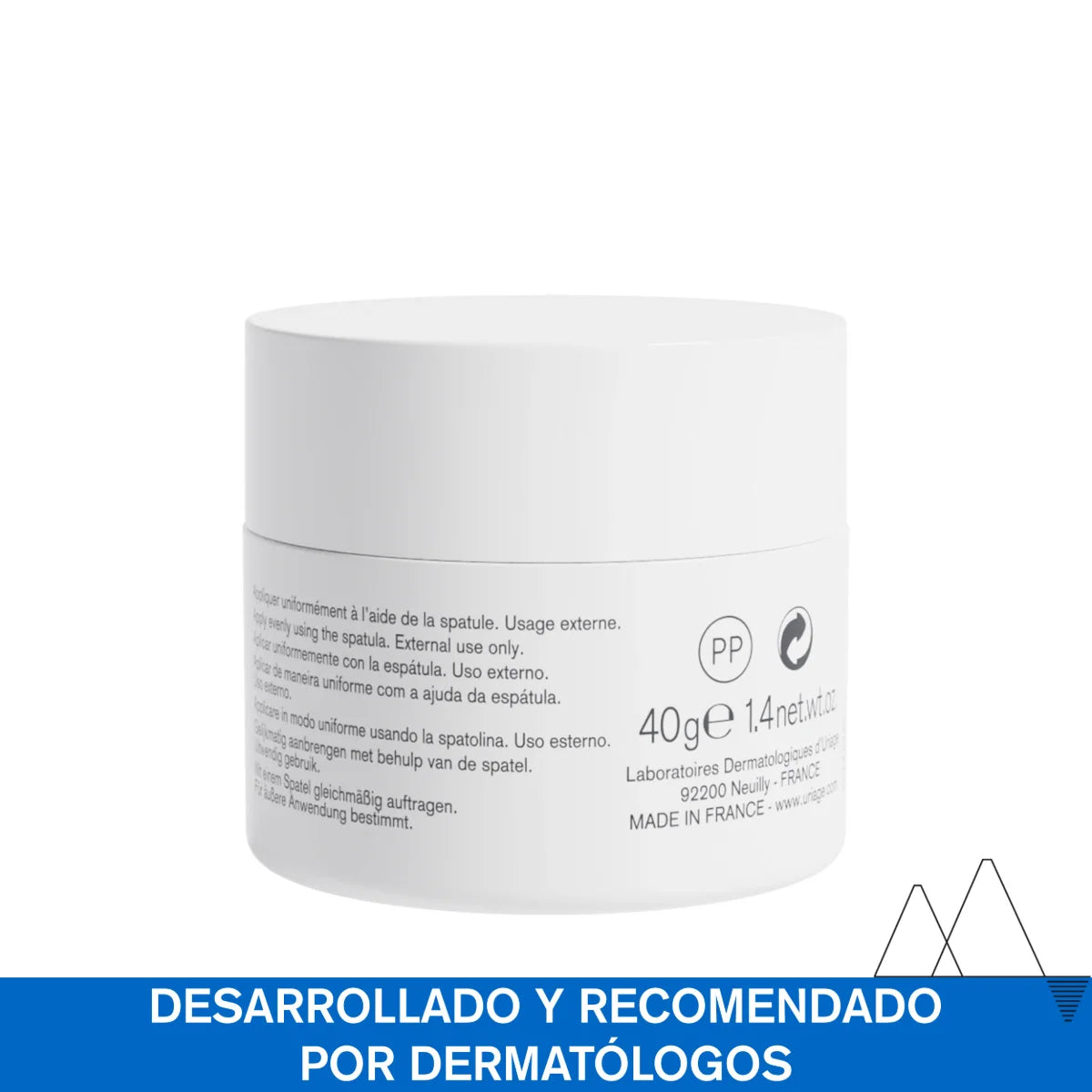 Uriage - Bariéderm-Cica Ungüento Reparador de Pies y Talones Agrietados – 40 g.