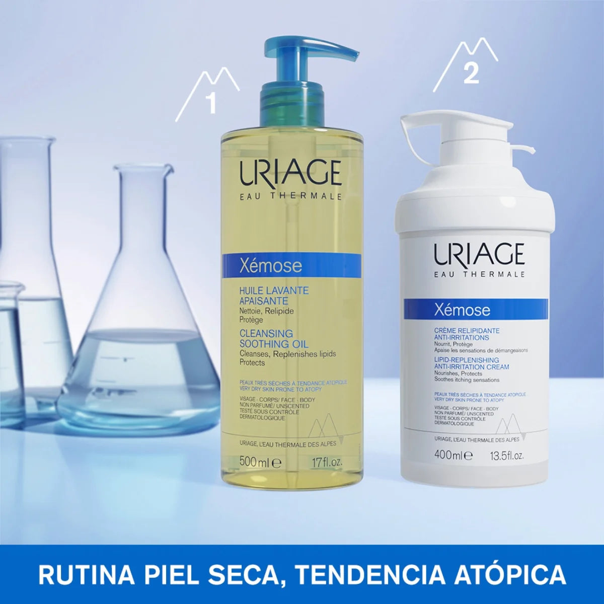Uriage - Xemose Aceite Limpiador Calmante – 500 ml.