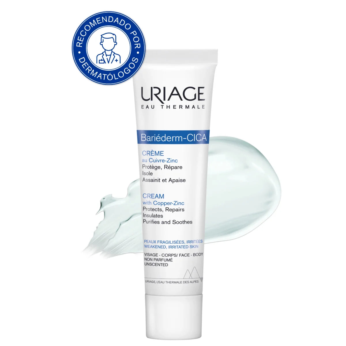 Uriage - Bariederm-Cica Crema Reparadora Cobre-Zinc – 40 ml.