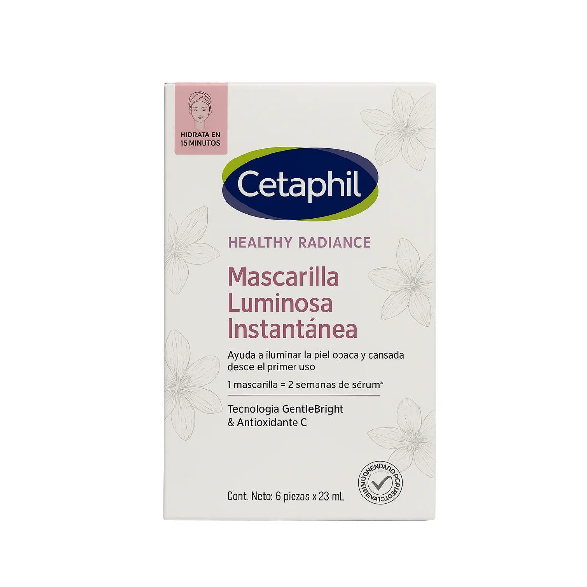 Cetaphil – Healthy Radiance Mascarilla de Limpieza Luminosa Instantánea – 6 pz.