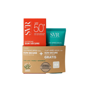 SVR – Sun Secure Extreme + Sun Secure Lait Apres-Soleil – 50 ml c/u.