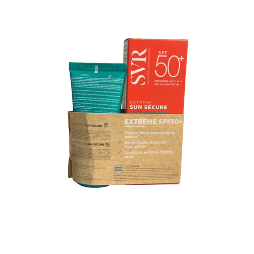 SVR – Sun Secure Extreme + Sun Secure Lait Apres-Soleil – 50 ml c/u.