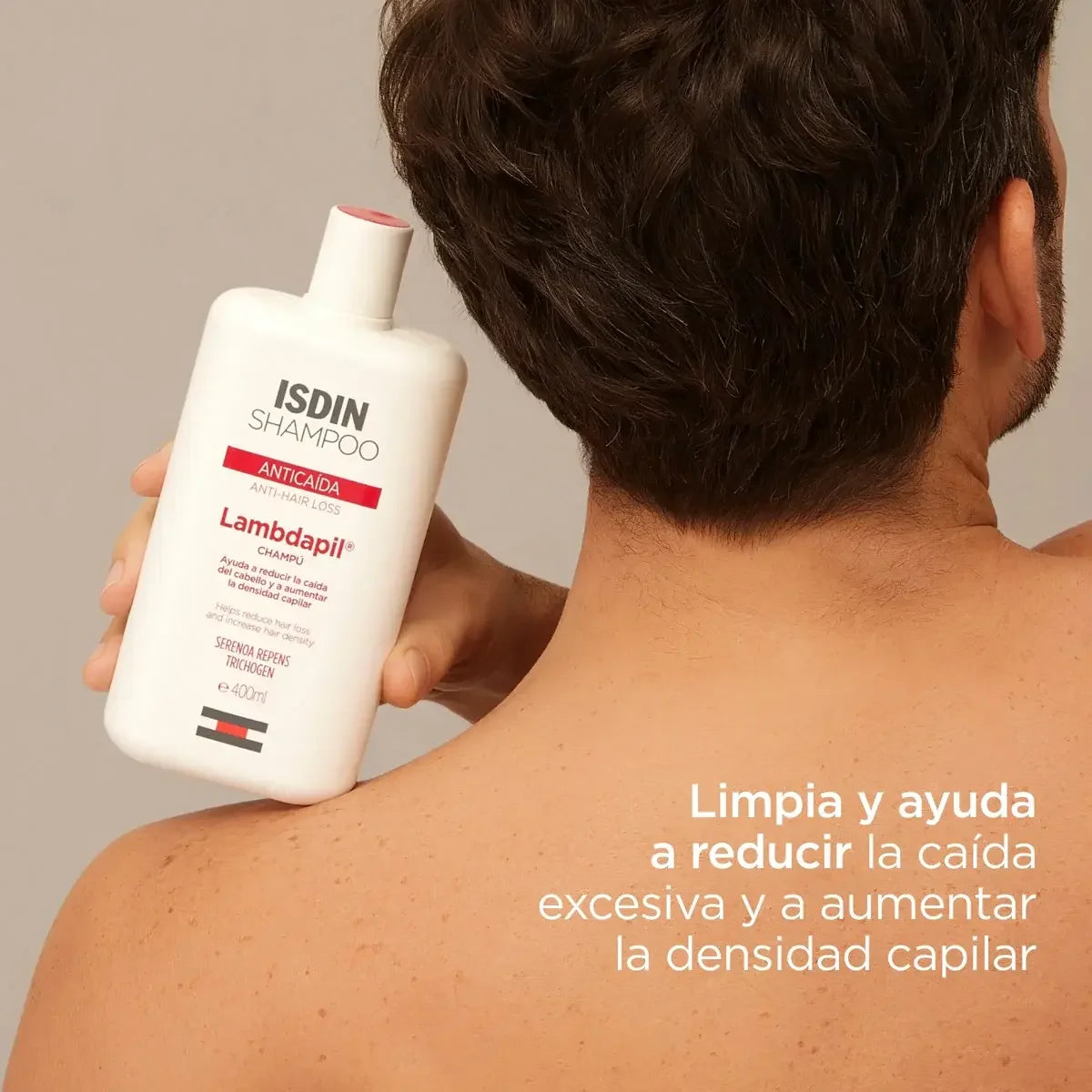 Isdin – Lambdapil Shampoo Anticaída – 400 ml.