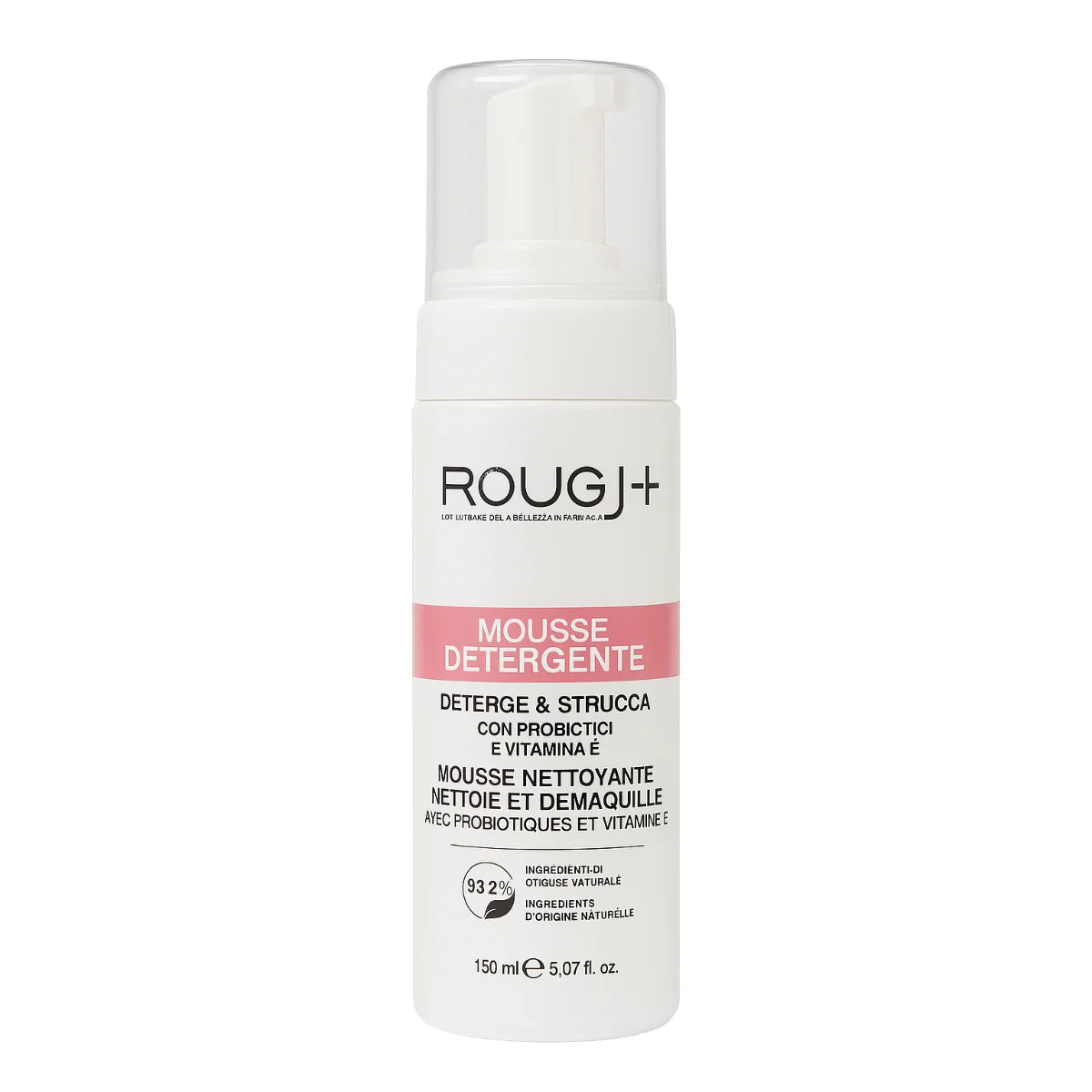 Rougj+ - Mousse Detergente – 150 ml.