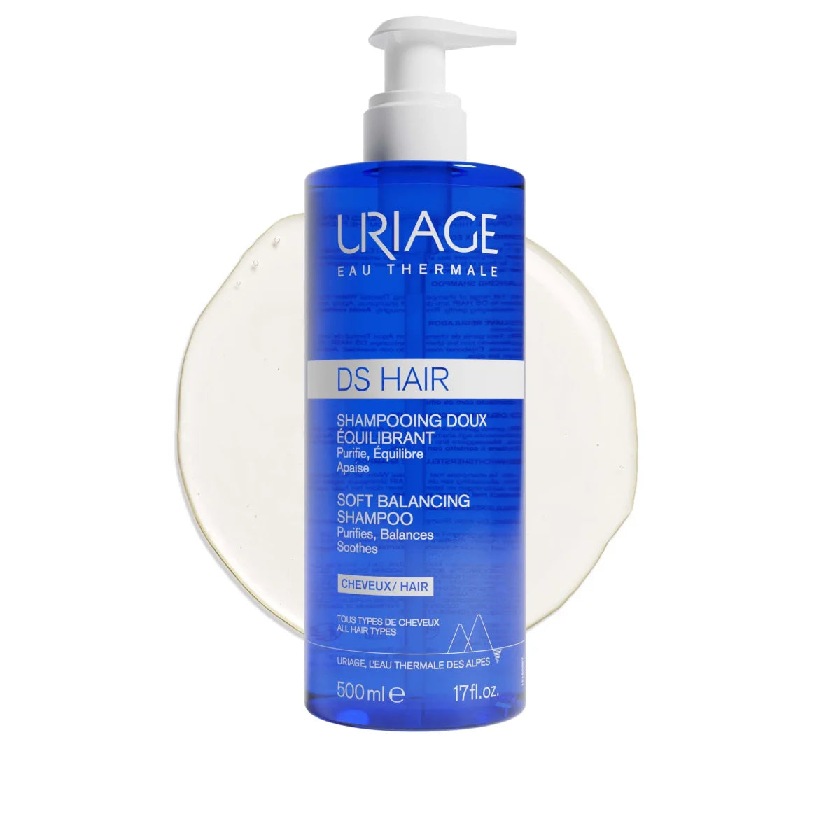 Uriage – DS Hair Shampoo Equilibrante – 500 ml.