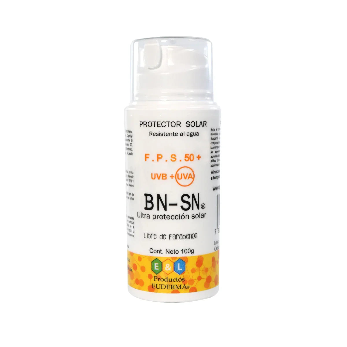 Euderma – BN–SN Protector Solar SPF50+ - 100 g.