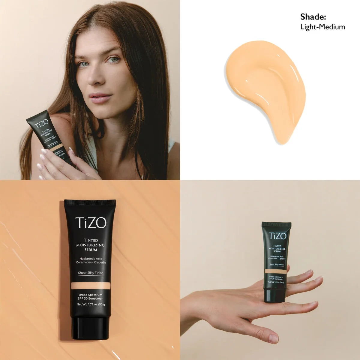 TiZO – Tinted Moisturizing Serum Light-Medium – 50 g.