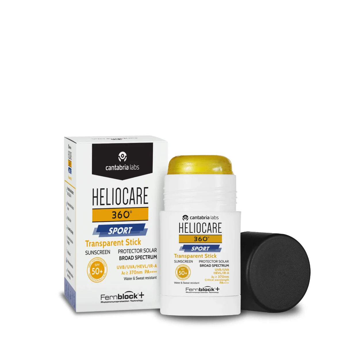 Cantabria Labs - Heliocare 360º Sport Transparent Stick SPF 50+ - 25 g.