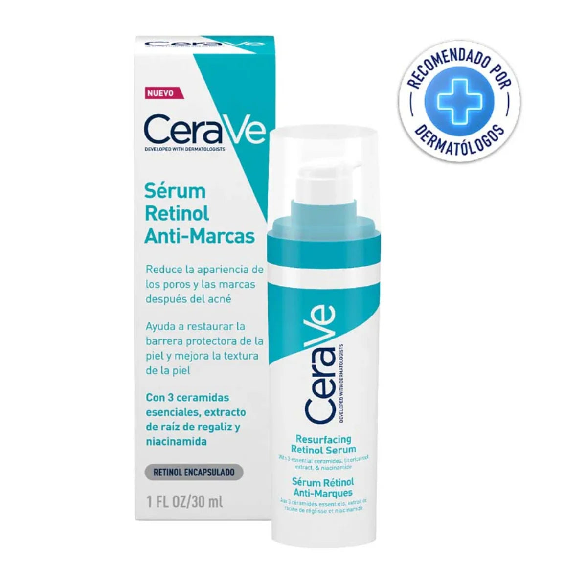 CeraVe - Serum Retinol Anti-Marcas – 30 ml.
