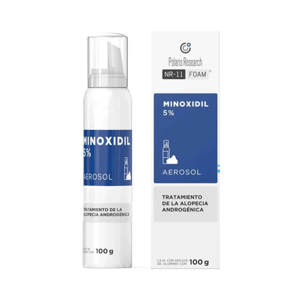 Polaris Research – NR-11 Foam Minoxidil 5% – 100g.