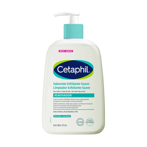 Cetaphil – Limpiador Exfoliante Suave Renovador – 473 ml.