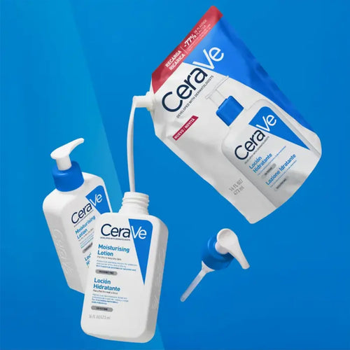 CeraVe – Loción Hidratante para rostro y cuerpo Refill – 473 ml.