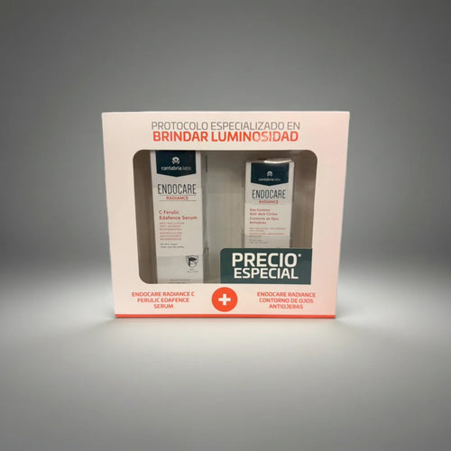 Cantabria Labs – Kit Endocare Radiance C Ferulic Edafence Serum + Contorno de Ojos Antiojeras – 30 + 15 ml.