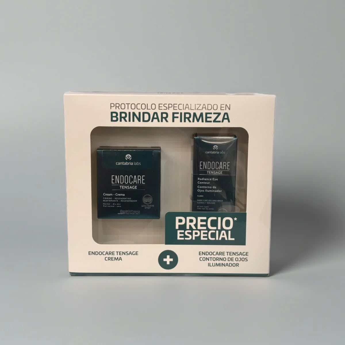 Cantabria Labs – Kit Endocare Tensage Crema + Contorno de Ojos Iluminador – 30 + 15 ml.