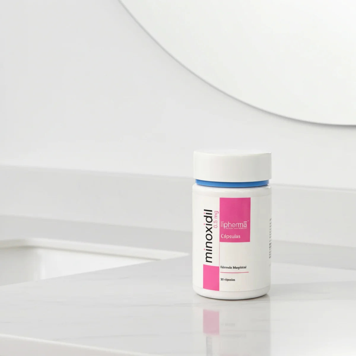 Lipherma - Minoxidil 0.5 mg - 30 Cápsulas.