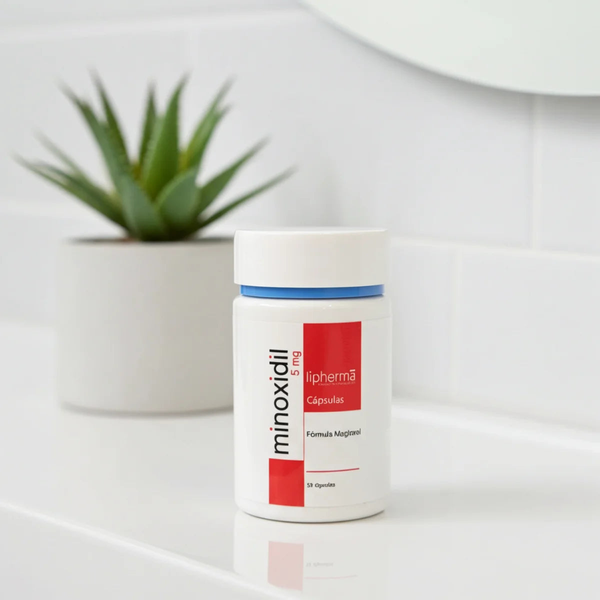 Lipherma - Minoxidil 5 mg - 30 Cápsulas.